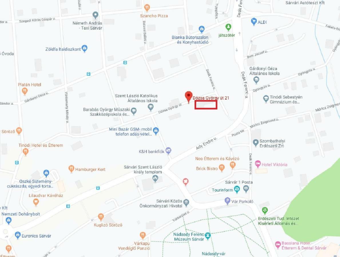 Trika Apartman Sárvár Dış mekan fotoğraf